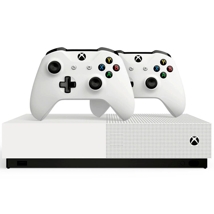 خرید ایکس باکس وان دیجیتال 500 گیگ با دو دسته| قیمت xbox one digital دو دسته ریفر
